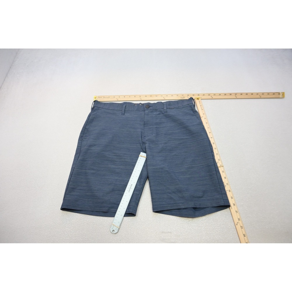 Hurley Nike Dri Fit Hybrid Walk Golf Shorts Mens 36 Blue Stretch Excellent